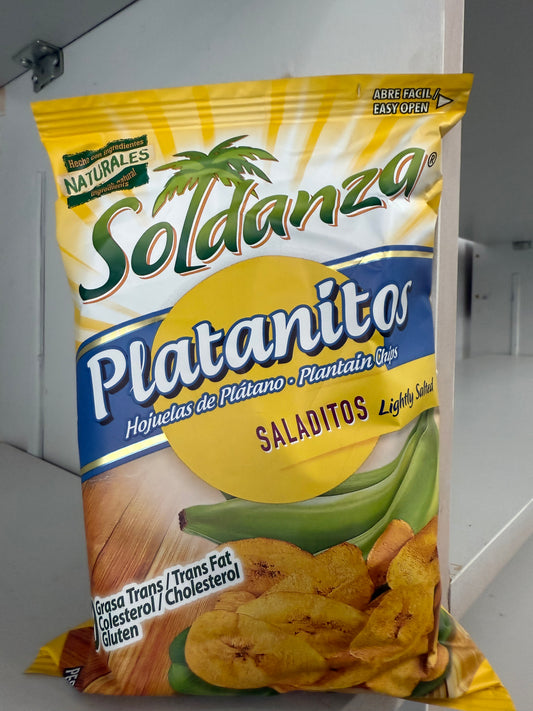 Soldanza Green plantain chips